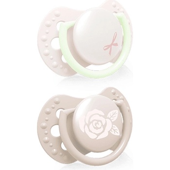 Lovi silikon dynamické cumlíky Baby Shower Girl růžová