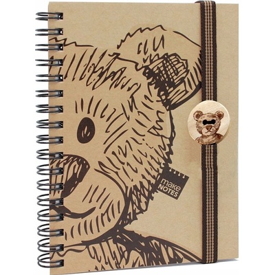 Notes Zošit čistý A6 Make