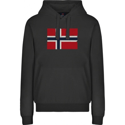 NORWAY COTTON FLEECE Pánska mikina 129443 Black
