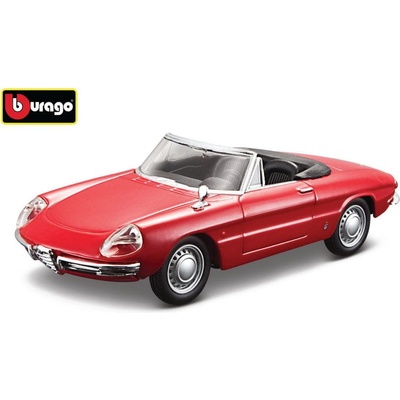 Bburago Classic Alfa Romeo Spider 1966 červená 1:32