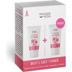Wooden Spoon Комплект - Крем-дезодорант Flowers + Подарък, 2 х 40 ml - ozone