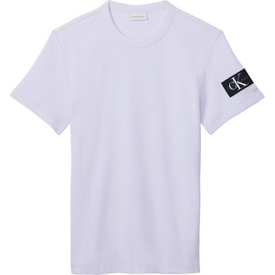 Calvin Klein Jeans Badge Waffle Tee - Island Lilac