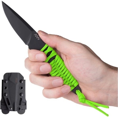 ANV P100 Čená Cerakote, Paracord: Zelený neon