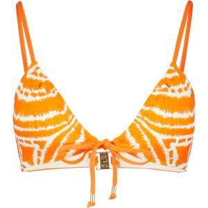 Seafolly Дамско бикини горнище Seafolly Women's Zanzibar Drawstring Bralette Bikini top - Mandarin - размер 34 (EU) (150-2937-0212)