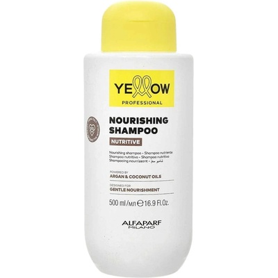 ALFAPARF Milano Yellow Nutritive Подхранващ шампоан с арган и кокос, 500 ml
