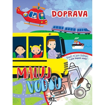 JModels Omalovánky A4 vodové Doprava 4077-2