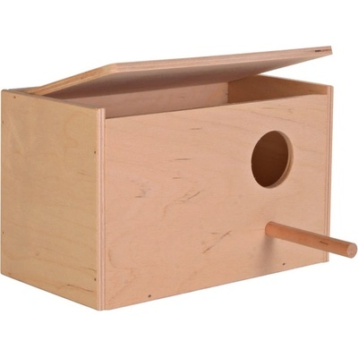 TRIXIE Wooden Nest - Дървено гнездо за средни папагали 30 х 20 х 20 см