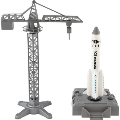 TEDDIES Raketoplán s jeřábem a startovací stanicí