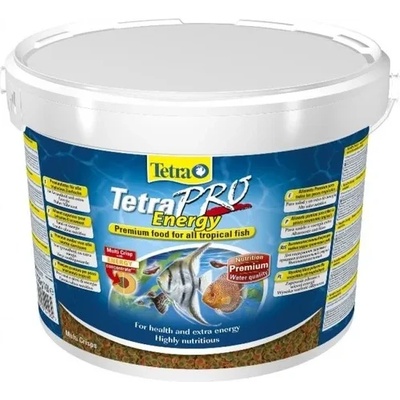 TetraPRO Energy Multi-Crisps - Премиум храна с отлична хранителна стойност за всички тропически риби, 10 литра