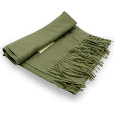 Krumlovanka s ovčí vlnou Cashmere Sensation olivově zelená extra jemná P-72650-K