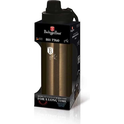 Berlingerhaus Fľaša športová nerez 18/10 Shiny Black Collection 540ml