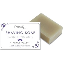 Friendly Soap prírodné mydlo na holenie pomaranč a levanduľa 95 g
