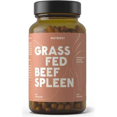 Nutriest Grass Fed Beef Spleen, 240 капсули, Nutriest (041044 NUTRS)