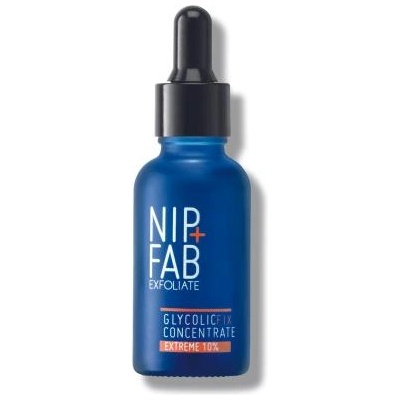 Nip + Fab Exfoliate Glycolic Fix Concentrate Extreme 10% обновяващ нощен серум за лице 30 ml за жени