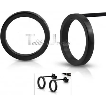 Image 1 of Talitha Универсални обеци „Черен кръг