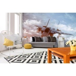 DIMEX ART Самозалепваща се флизелинова фототапета летящ бомбардировач 375 x 250 см