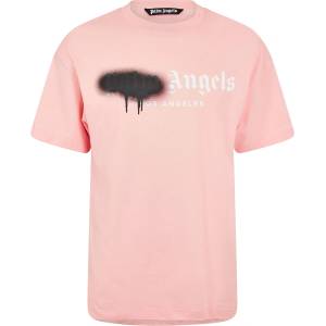 Palm angels Тениска PALM ANGELS Men's Spray T-Shirt - Pink/Black