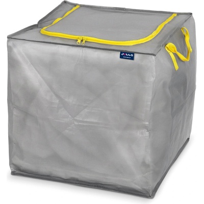 Goodhome Pevný úložný vak na zip 90 l JOTTA, 45 x 45 x 45 cm