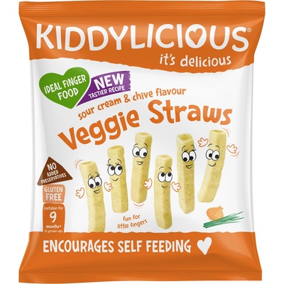 Kiddylicious tyčinky zeleninové se zakysanou smetanou a pažitkou 12 g – Zboží Dáma