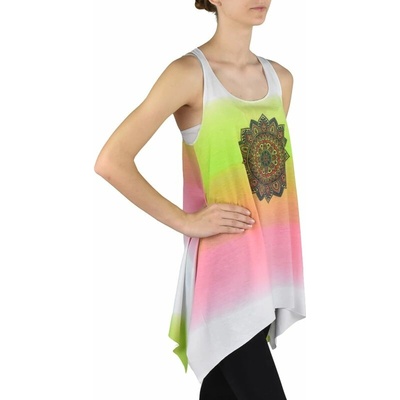 Dámsky dlhý top YORKA multicolour mandala II