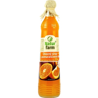 Natur Farm Ovocný sirup s pomarančovou šťavou 0,7 l