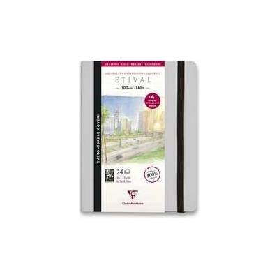 Akvarelové album Clairefontaine Etival Cold Pressed 21 x 16 cm, 24 listů, 300 g