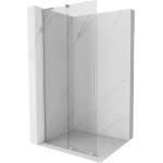 Mexen Velar L плъзгаща се душ стена Walk-in 110 x 200 см, прозрачна 8 мм, четка никел - 871-110-003-03-97 (871-110-003-03-97)