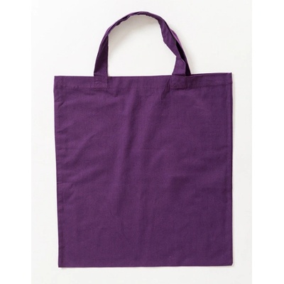 Printwear Bavlnená taška s krátkymi ušami XT002 Violet
