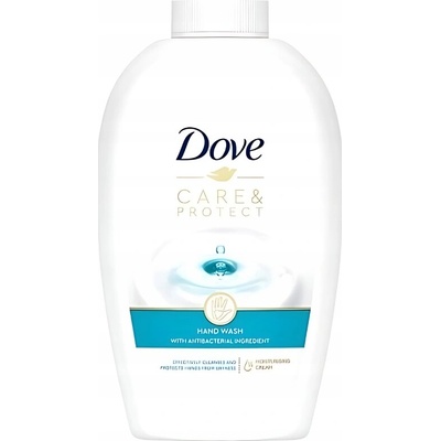Dove Care & Protect antibakteriálne tekuté mydlo s dávkovačom 250 ml