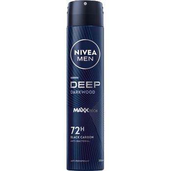 Image 1 of Nivea Men Deep Black Carbon deo spray 200 ml