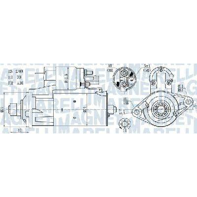 Startér MAGNETI MARELLI 063721584010