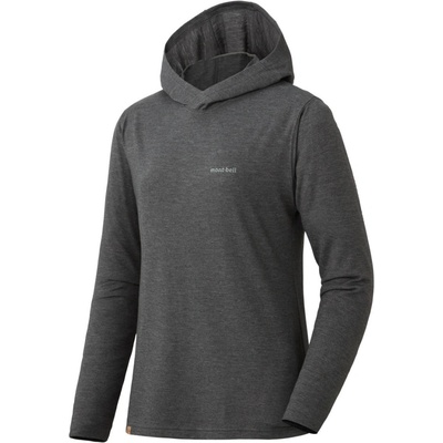 Montbell Merino Wool Plus Light Hoodie šedá