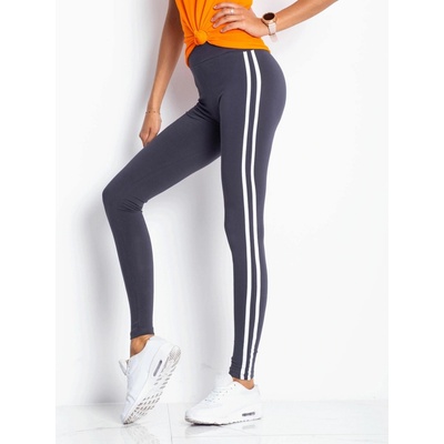 BASIC FEEL GOOD Dámske legíny RV-LG-4954 tmavo šedé