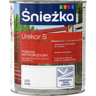 Śnieżka Urekor S základní antikorozní nátěr 0,8 l bílá