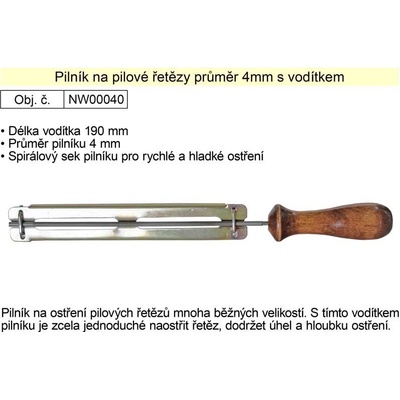 Pilník MAGG 4,0mm – Zboží Dáma