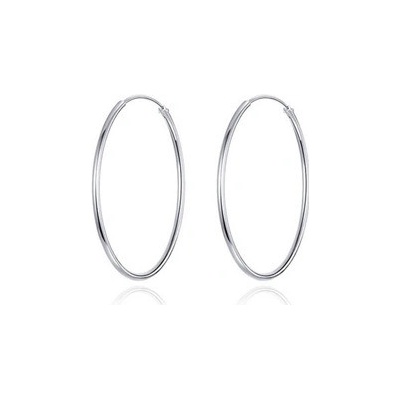 Nubis stříbrné dámské náušnice kruhy NB-3527-30