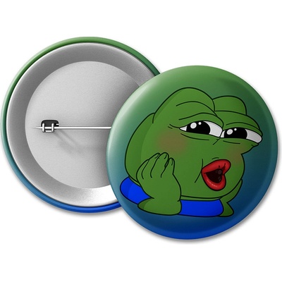 MemeMerch placka Pepe Girl