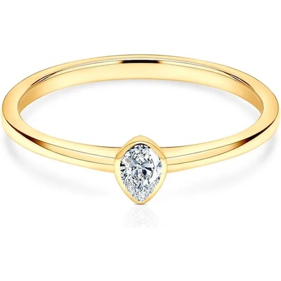 SAVICKI Годежен пръстен Pure: злато, диамант с шлифовка
