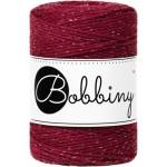 Bobbiny 3PLY Macramé Rope 1, 5 mm 100 m Golden Wine Red юта (TD-E040)