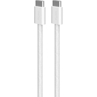 PURO PUCCC240FABK42MTWHI USB-C/USB-C (240W) 2m bílý