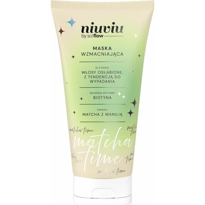 So!flow Matcha Time Strengthening Hair Mask intenzívne vyyživujúca maska pre poškodené a krehké vlasy 200 ml
