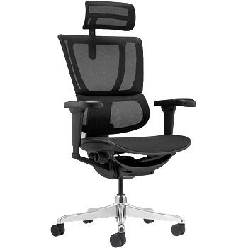 Image 1 of Ergohuman Ергономичен стол ergohuman ioo ultra - черна рамка - черен