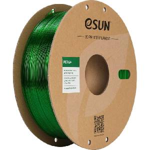 eSUN PETG+ Translucent Green - 1, 75 mm / 1000 g (PETG+175T-G1P1)