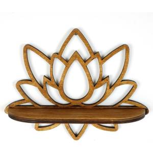 ASIR GROUP Рафт в естествен цвят 33 см Lotus - Kalune Design (792EVL9065)