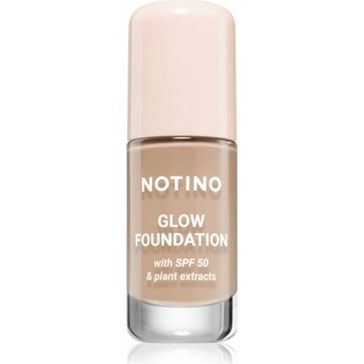 Notino Foundation Glow foundation with SPF50 & plant extracts make-up 01 light neutral 30 ml