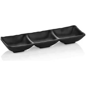 Kulsan KN-TERRA-Рамекин троен ЧЕРНО 8, 8x26, 5xh3, 7cm. (25326) (01361112)