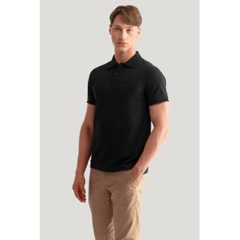 Gant polokošela Reg Tonal Shield SS Rugger čierna