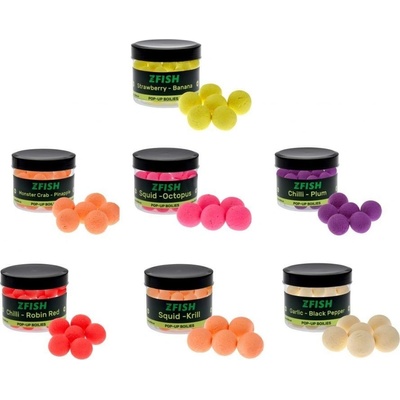 Zfish plávajúce boilies Pop Up 60g 16mm Česnek Černý Pepř