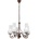 Brilagi - LED Пендел COTTAGE 5xE14/40W/230V кафяв/бял (BG1514B)