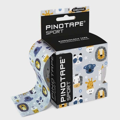 Pino Tape Tejpovací páska pro citlivou pokožku Sensitive zoo 5 cm x 5 m